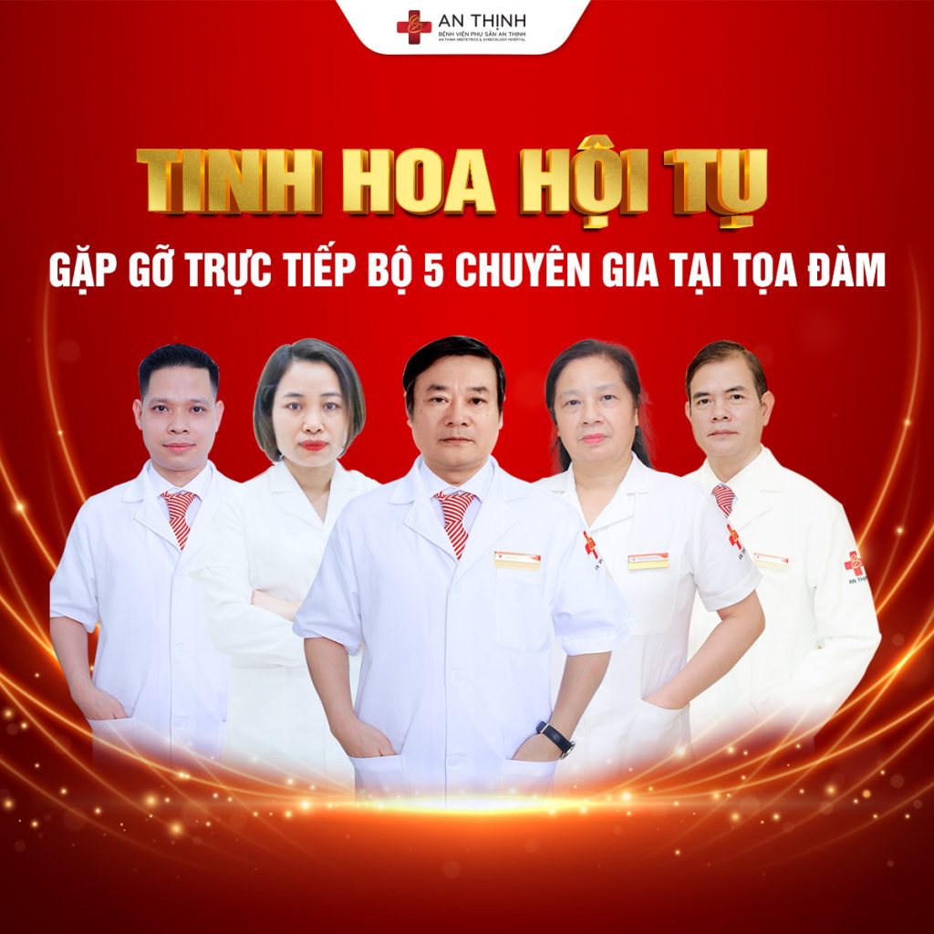 Đội ngũ bác sĩ, chuyên gia giàu kinh nghiệm của Bệnh viện Phụ sản An Thịnh.