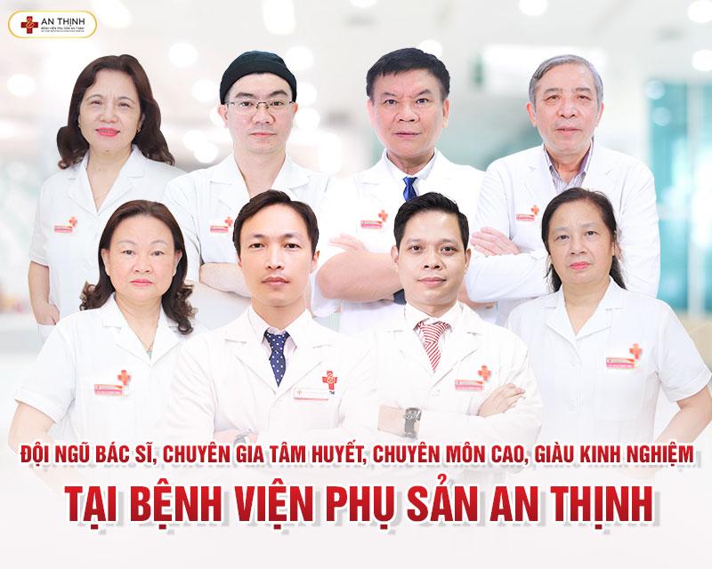 Đội ngũ bác sĩ chuyên môn cao tại An Thịnh