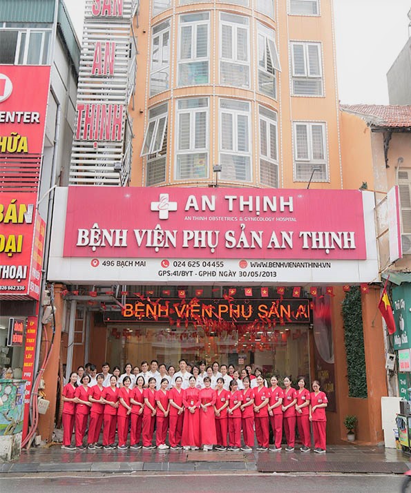 đội ngũ nhân viên tại bệnh viện phụ sản an thịnh