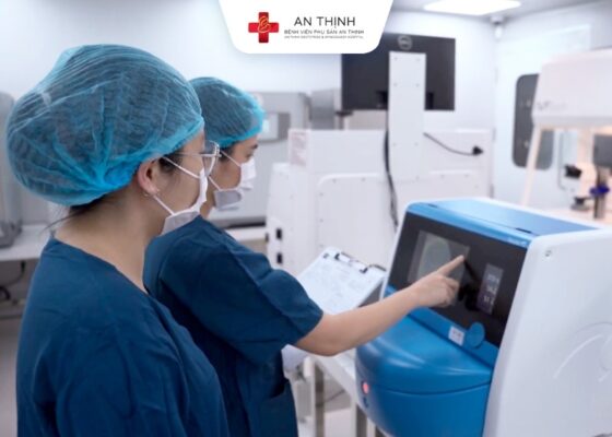 Hệ thống tủ nuôi cấy phôi tại Lab An Thịnh